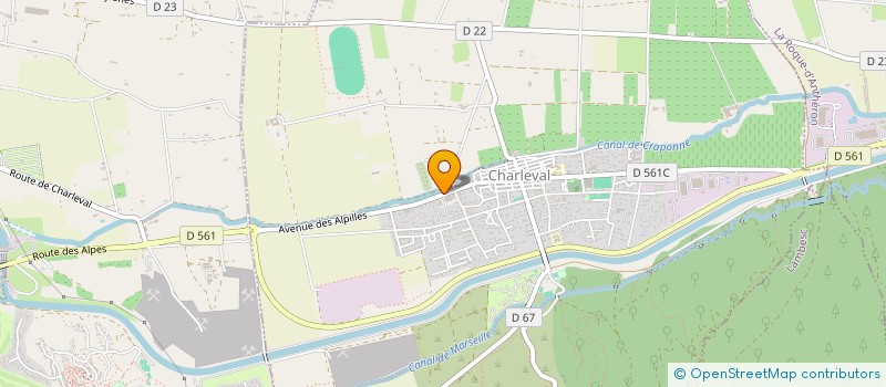 localisation de l'entreprise LKSPORTS à CHARLEVAL
