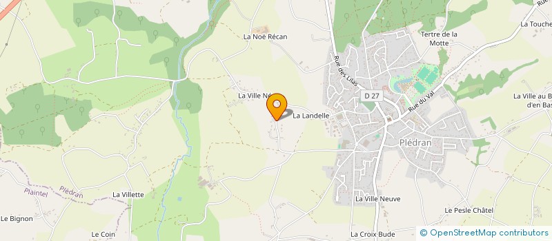 localisation de l'entreprise LKT à PLEDRAN