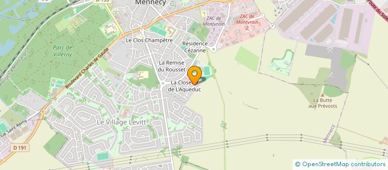 localisation de l'entreprise LKT & FILS à MENNECY