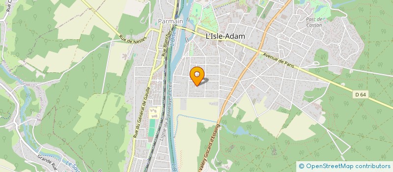 localisation de l'entreprise LKTAFIT  L'ISLE-ADAM