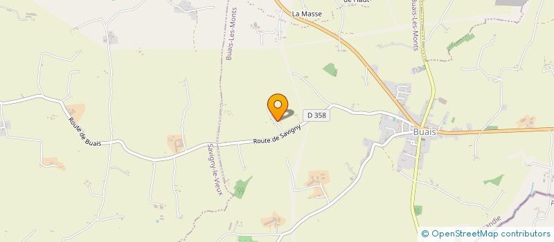 localisation de l'entreprise LKTD - LINK THE DOTS  BUAIS-LES-MONTS