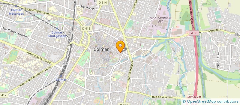 localisation de l'entreprise LKW DYNAMIC à COLMAR