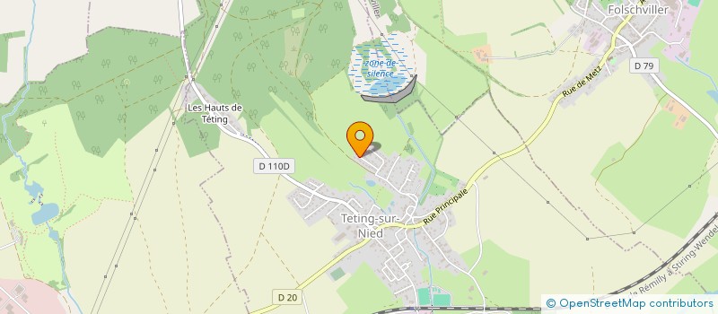 localisation de l'entreprise LL'AS  TETING-SUR-NIED