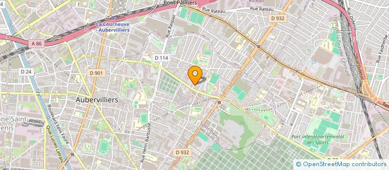 localisation de l'entreprise LL & CO à AUBERVILLIERS