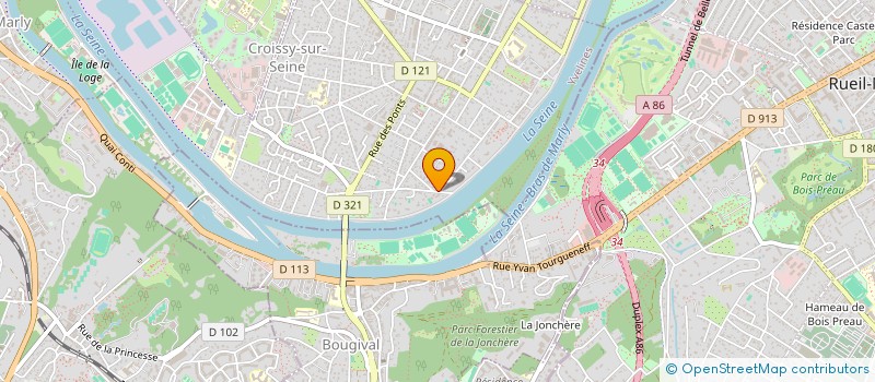 localisation de l'entreprise LL&CO à CROISSY-SUR-SEINE