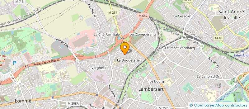 localisation de l'entreprise LL DEVELOPPEMENT à LAMBERSART