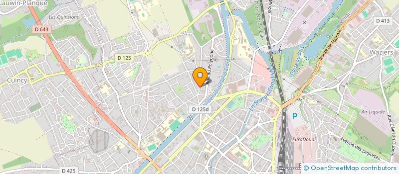 localisation de l'entreprise LL DHINAUT à DOUAI