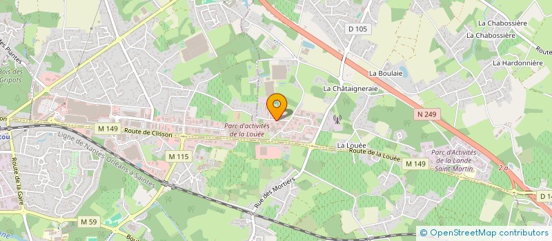 localisation de l'entreprise LL ENTREPRISE  HAUTE-GOULAINE