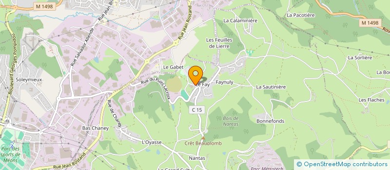 localisation de l'entreprise LL EVENTS  SAINT-JEAN-BONNEFONDS