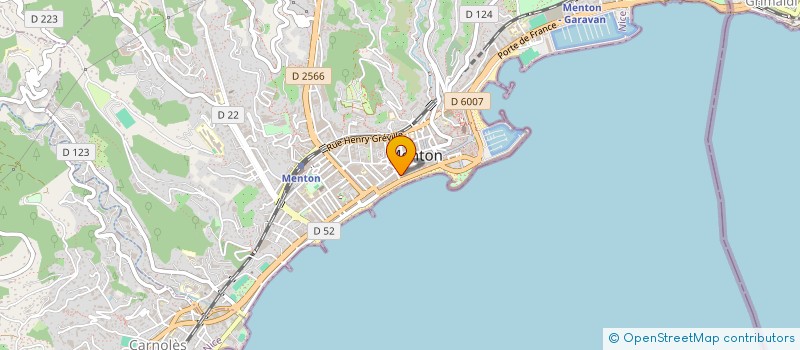 localisation de l'entreprise LL EXCLUSIVE PROPERTIES à MENTON