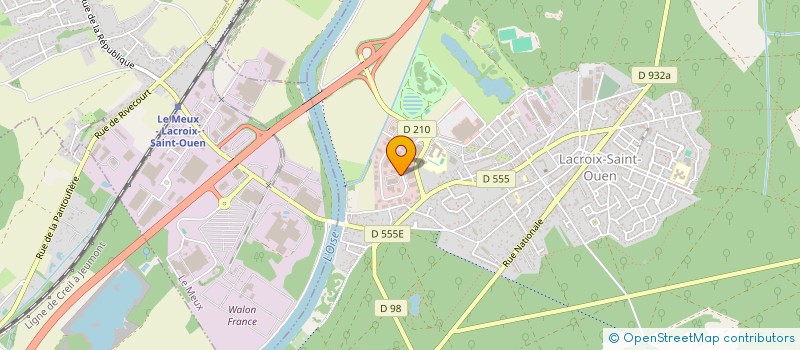 localisation de l'entreprise LL FRET à LACROIX-SAINT-OUEN