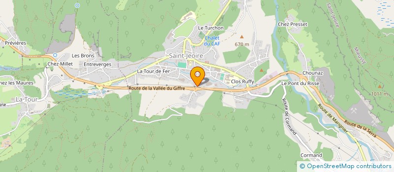 localisation de l'entreprise LL&G  SAINT-JEOIRE