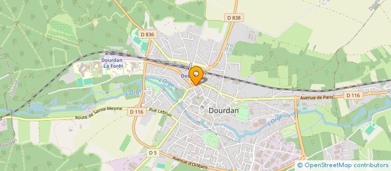 localisation de l'entreprise LL IMMO à DOURDAN