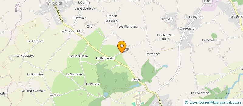 localisation de l'entreprise LL IMMO à QUESSOY