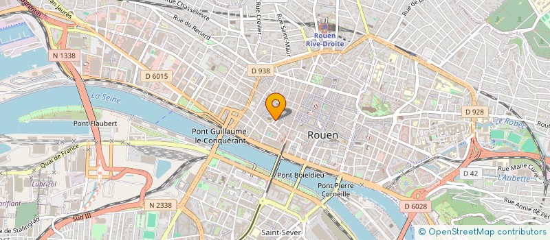 localisation de l'entreprise LL IMMOBILIER à ROUEN