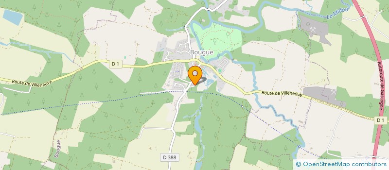 localisation de l'entreprise LL IMMOBILIER  BOUGUE