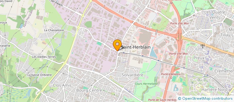 localisation de l'entreprise LL-INGENIERIE à SAINT-HERBLAIN