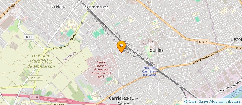 localisation de l'entreprise LL KENNEDY  HOUILLES