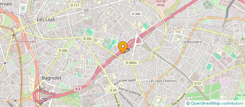 localisation de l'entreprise LL MENUISERIE à ROMAINVILLE