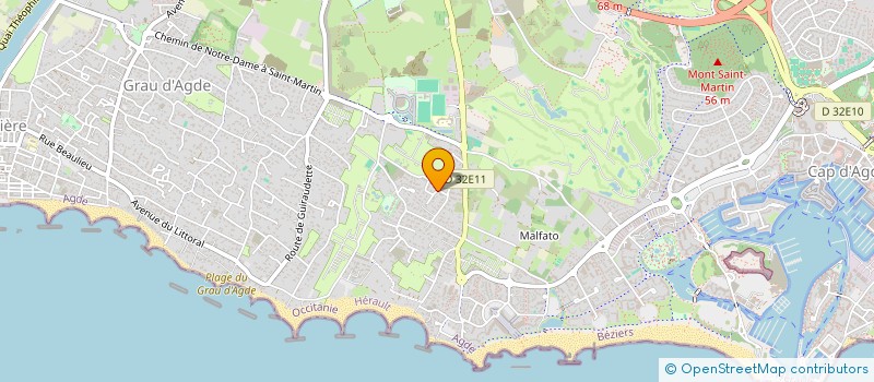 localisation de l'entreprise LL PROMOTION à AGDE