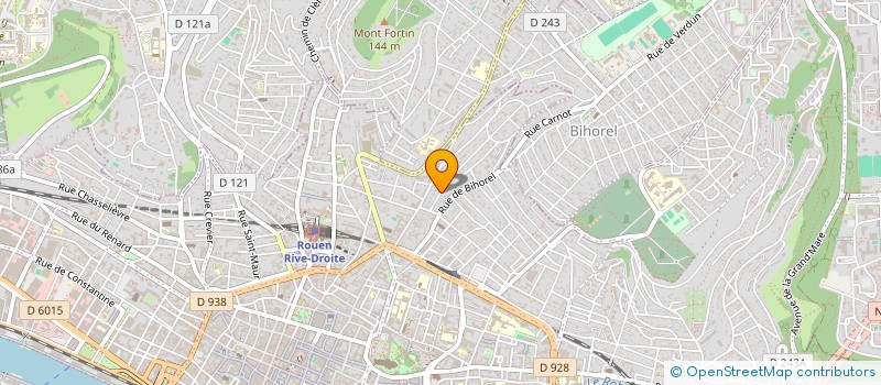 localisation de l'entreprise LL SCI à ROUEN