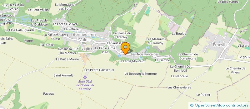 localisation de l'entreprise LL SOUND & PICTURES  BONNEUIL-EN-VALOIS