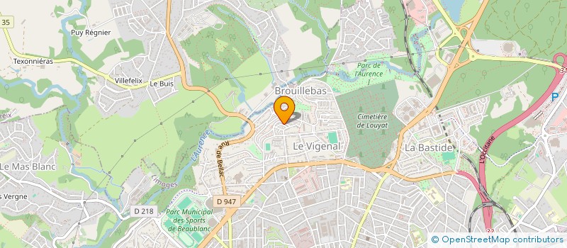 localisation de l'entreprise LL2S à LIMOGES