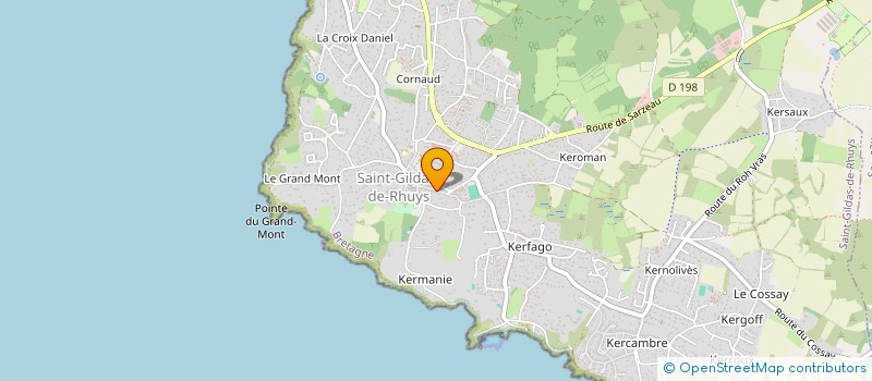 localisation de l'entreprise LLA  SAINT-GILDAS-DE-RHUYS