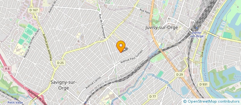 localisation de l'entreprise LLA COACH-CONSEIL à SAVIGNY-SUR-ORGE