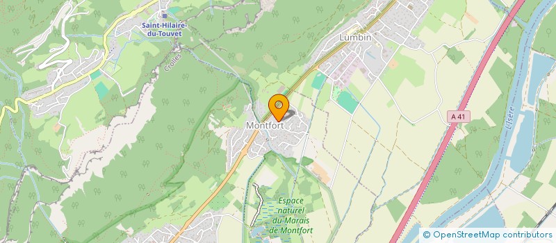 localisation de l'entreprise LLA ISERE  CROLLES