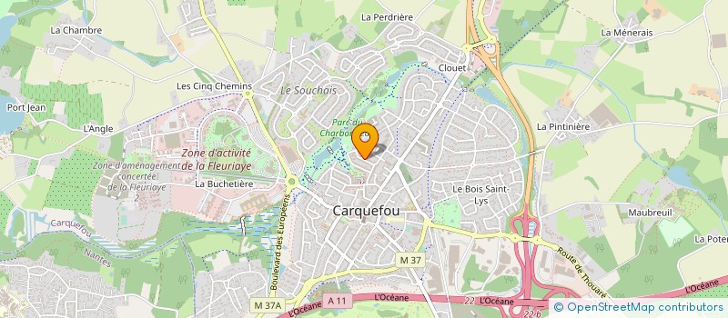 localisation de l'entreprise LLA LA 205 à CARQUEFOU