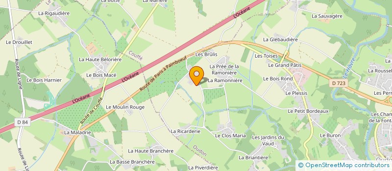 localisation de l'entreprise LLABE  OUDON