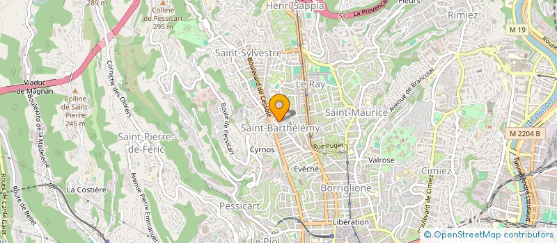 localisation de l'entreprise LLACER IMMOBILIER  NICE