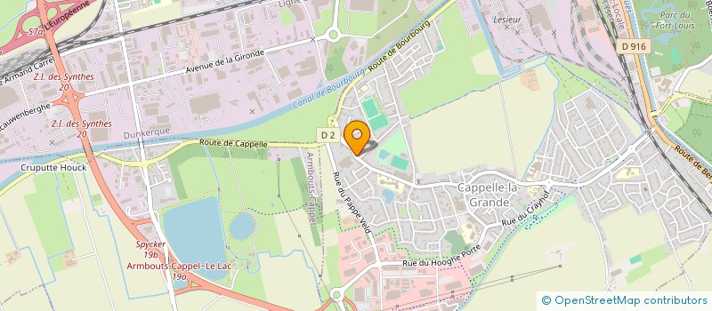 localisation de l'entreprise LLAD  CAPPELLE-LA-GRANDE