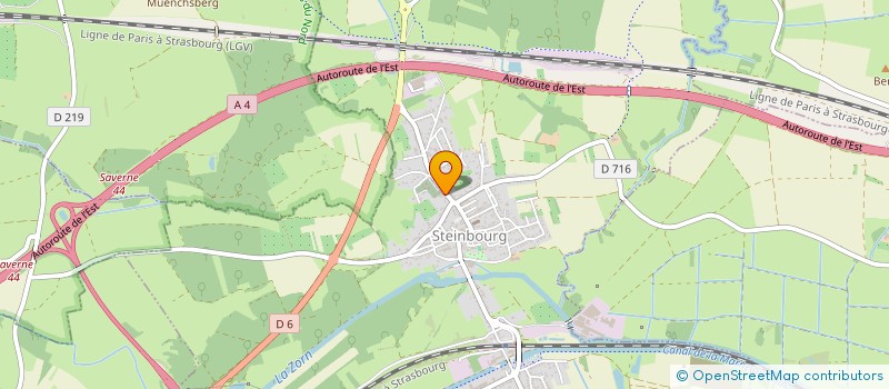 localisation de l'entreprise LLAGORCEIX IMMOBILIER  STEINBOURG