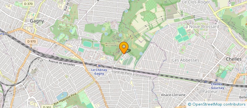 localisation de l'entreprise LLAN FITNESS CLUB  GAGNY