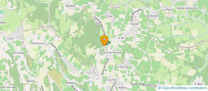 localisation de l'entreprise LLANCA  THEIZE