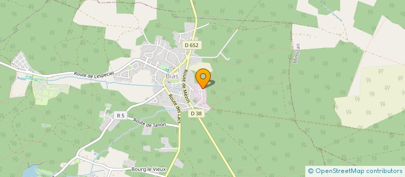 localisation de l'entreprise LLANO  BIAS