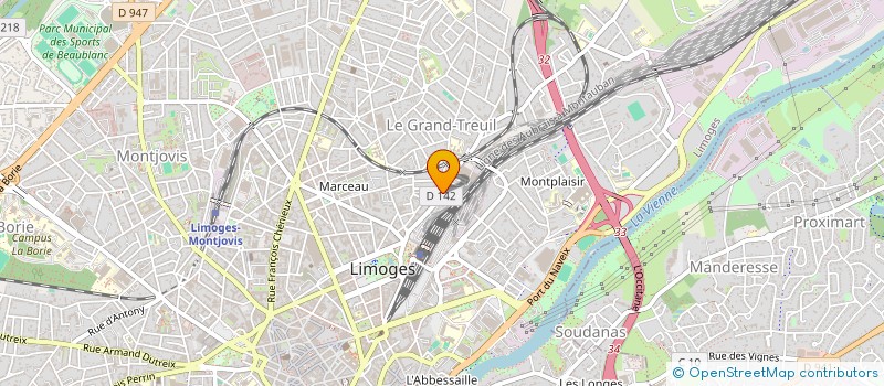 localisation de l'entreprise LLAPOLE à LIMOGES