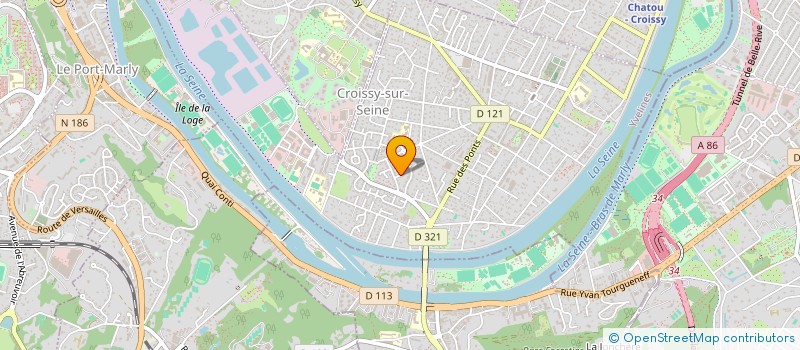 localisation de l'entreprise LLAS IMMOBILIER  CROISSY-SUR-SEINE