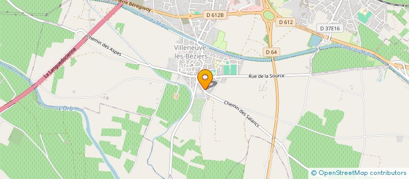 localisation de l'entreprise LLAT  VILLENEUVE-LES-BEZIERS