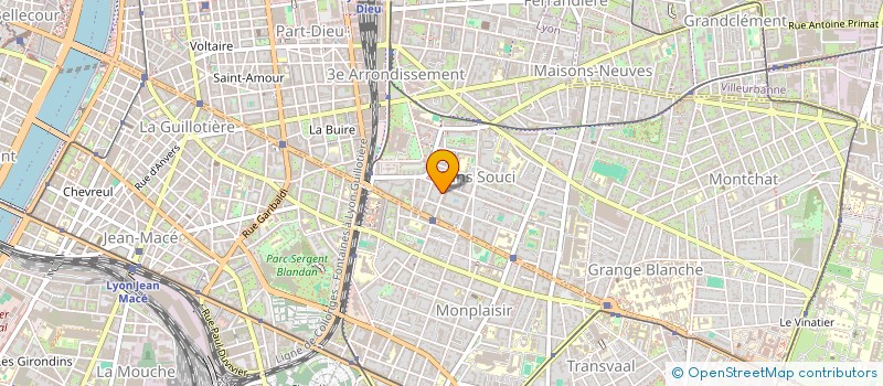 localisation de l'entreprise LLAT GAREL  LYON