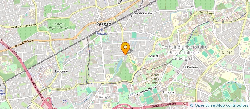 localisation de l'entreprise LLAUMAX  PESSAC