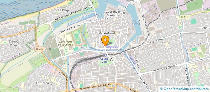 localisation de l'entreprise LLB  CALAIS