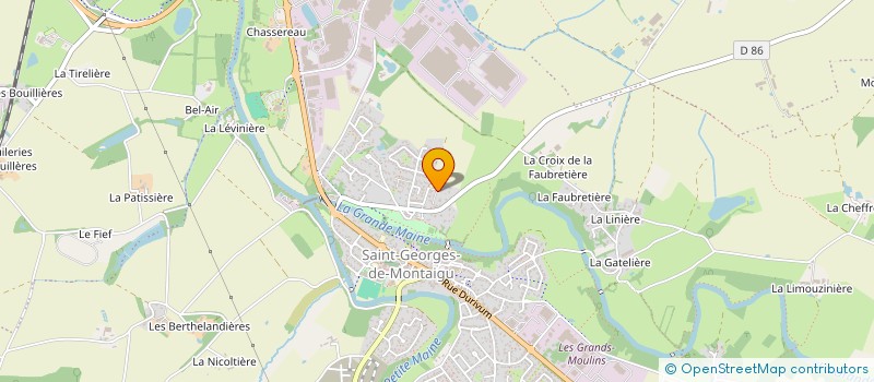 localisation de l'entreprise LLB à MONTAIGU-VENDEE