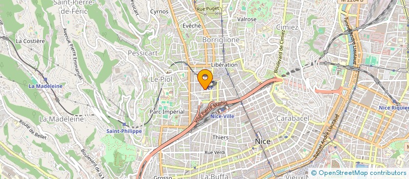 localisation de l'entreprise LLB à NICE