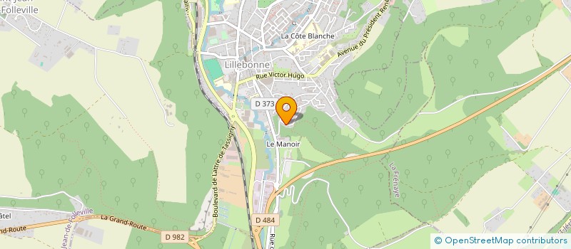 localisation de l'entreprise LLB76PRODUCTION  LILLEBONNE