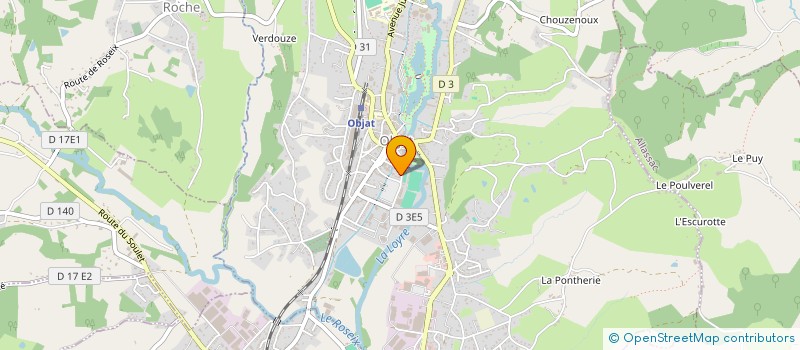 localisation de l'entreprise LLBX  OBJAT