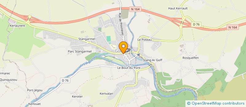 localisation de l'entreprise LLC  GOUAREC