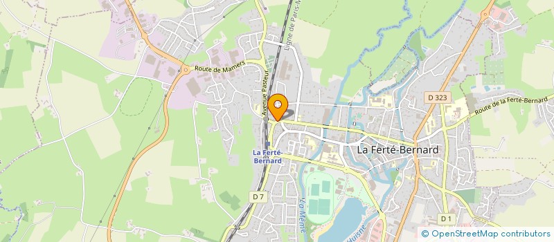 localisation de l'entreprise LLC  LA FERTE-BERNARD